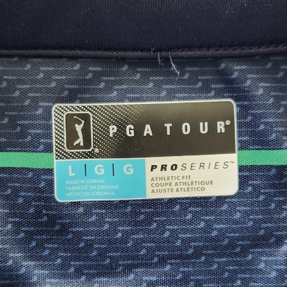 PGA Tour Men's Polo Golf Shirt, Size L, Pro Series, Pre-owned, Rarely worn - Picture 11 of 11